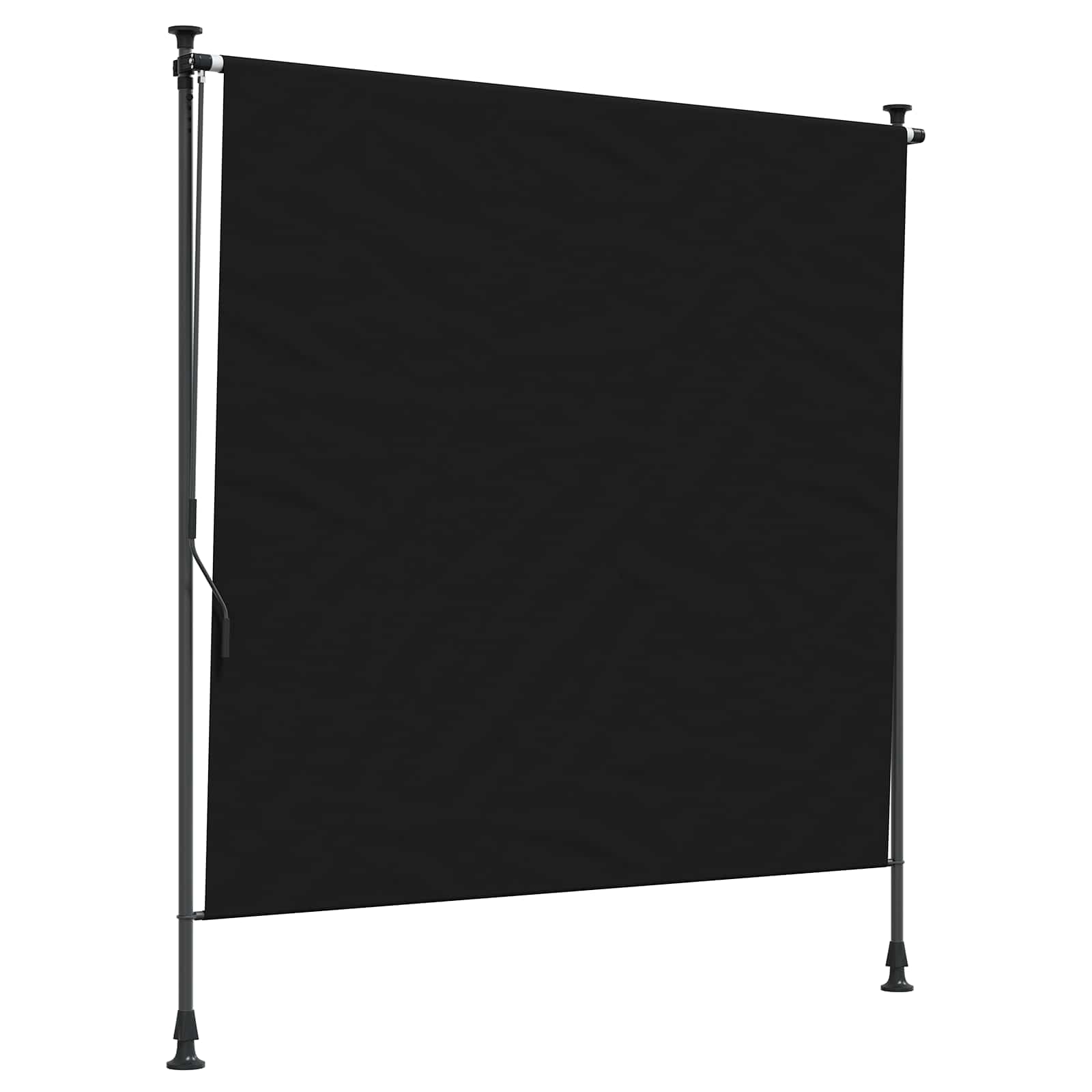 Outdoor Rollo Schwarz 200 x 270 cm