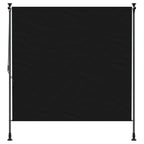 Outdoor Rollo Schwarz 200 x 270 cm