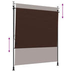 Outdoor Rollo Braun 120 x 270 cm