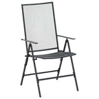 Garten Essgruppe 9 pcs Anthrazit 212 x 90 x 76 cm