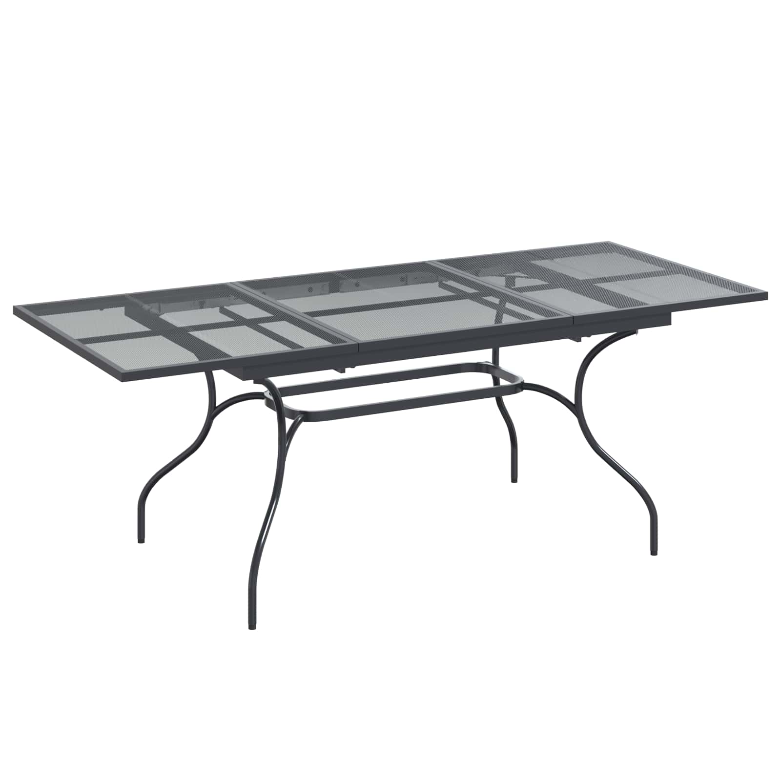Garten Essgruppe 9 pcs Anthrazit 212 x 90 x 76 cm