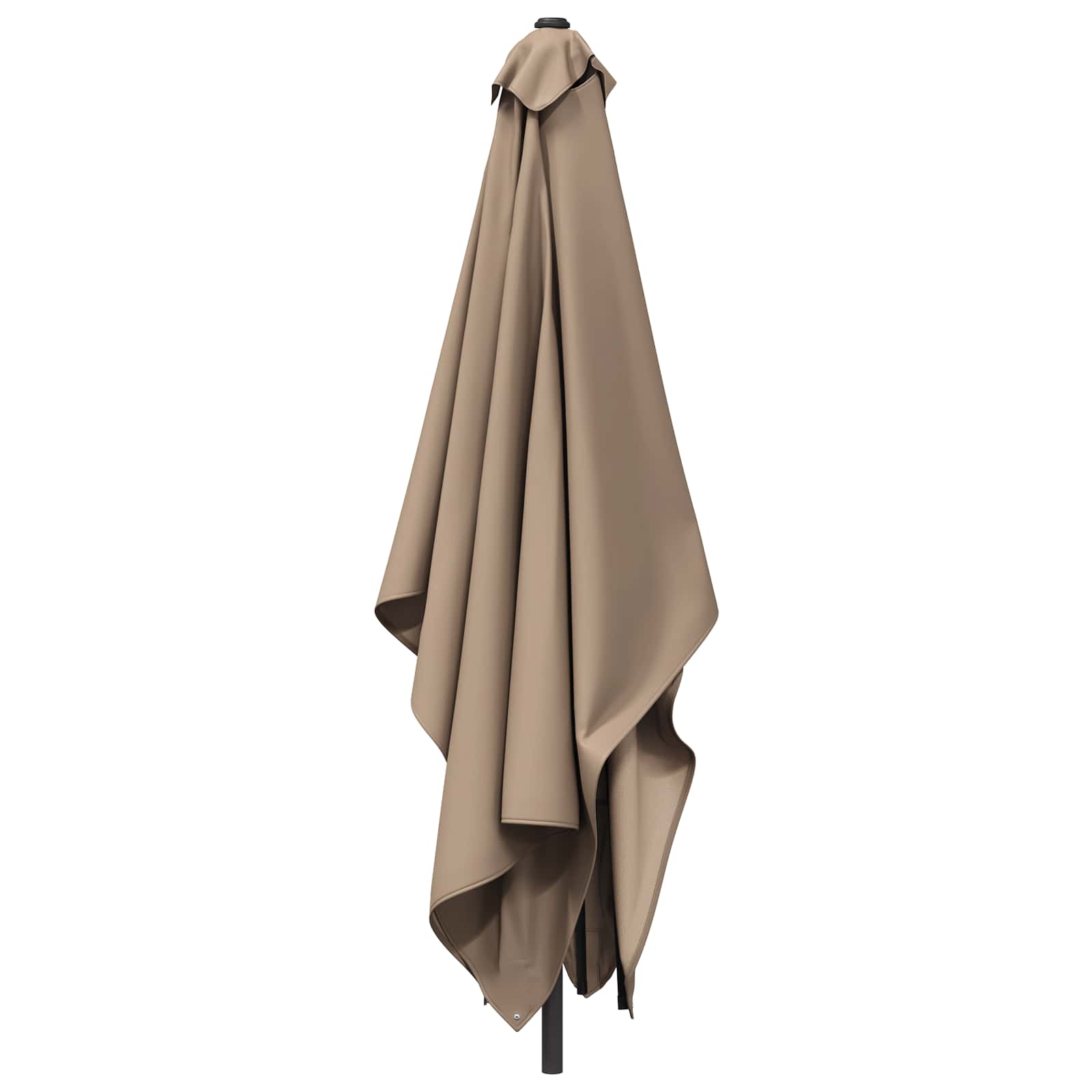 Garten-Sonnenschirm 200 x 300 cm Polyester Rechtwinklig Taupe