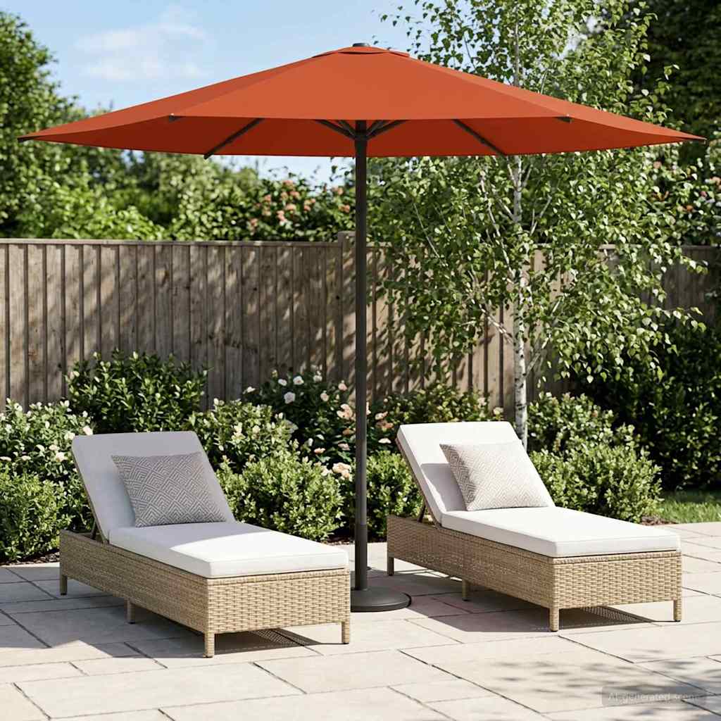 Garten-Sonnenschirm 230 x 230 cm Polyester Rechtwinklig