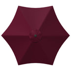 Garten-Sonnenschirm 270 x 270 cm Polyester Rechtwinklig