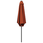 Garten-Sonnenschirm 300 x 300 cm Polyester Rechtwinklig