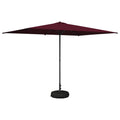 Garten-Sonnenschirm 200 x 300 cm Polyester Rechtwinklig