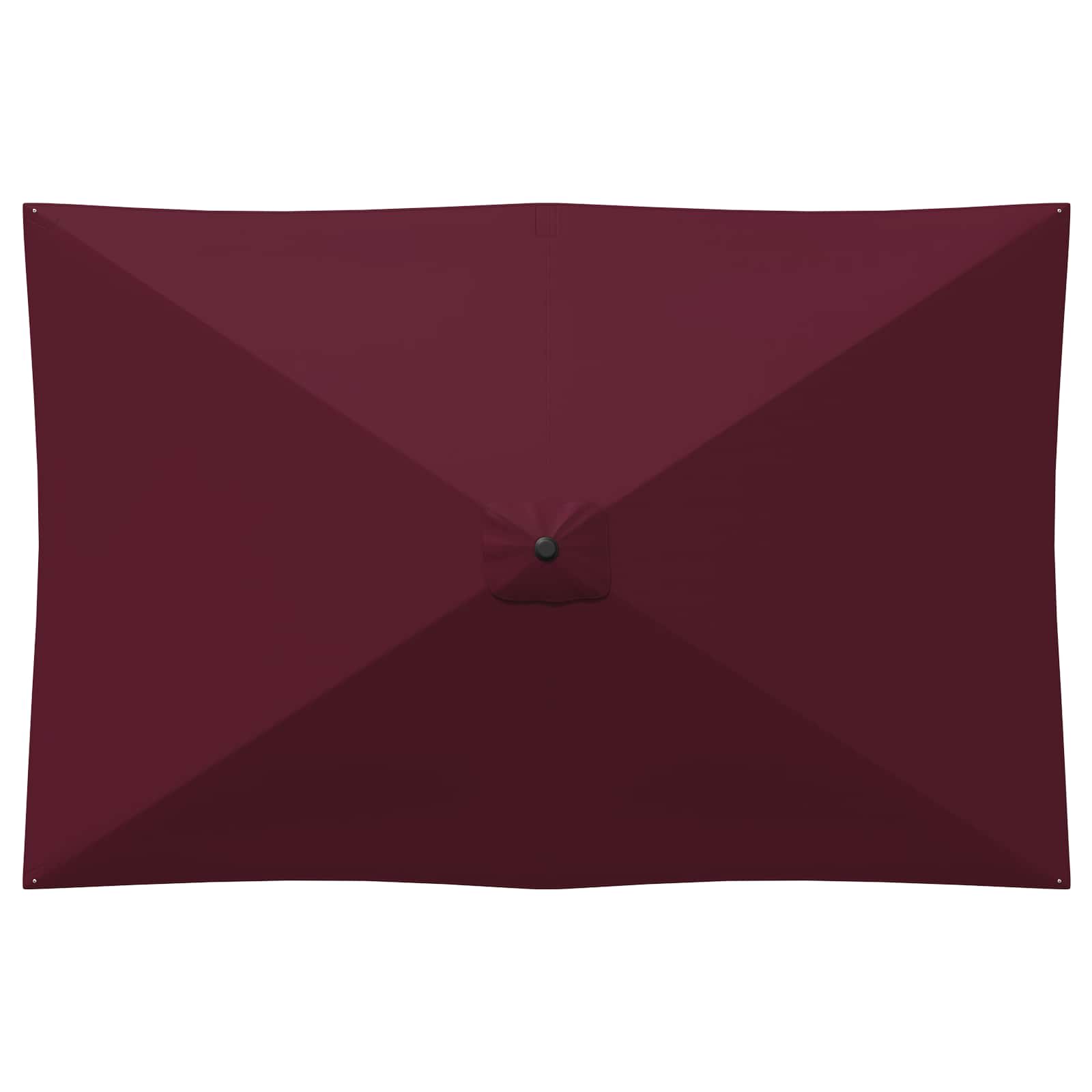Garten-Sonnenschirm 200 x 300 cm Polyester Rechtwinklig