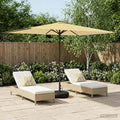 Garten-Sonnenschirm 200 x 300 cm Polyester Rechtwinklig