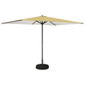Garten-Sonnenschirm 200 x 300 cm Polyester Rechtwinklig