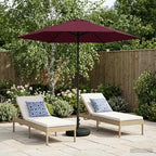Garten-Sonnenschirm 230 x 230 cm Polyester Rechtwinklig