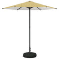 Garten-Sonnenschirm 230 x 230 cm Polyester Rechtwinklig