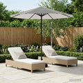 Garten-Sonnenschirm 230 x 230 cm Polyester Rechtwinklig