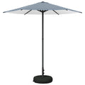Garten-Sonnenschirm 230 x 230 cm Polyester Rechtwinklig
