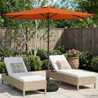 Garten-Sonnenschirm 270 x 270 cm Polyester Rechtwinklig