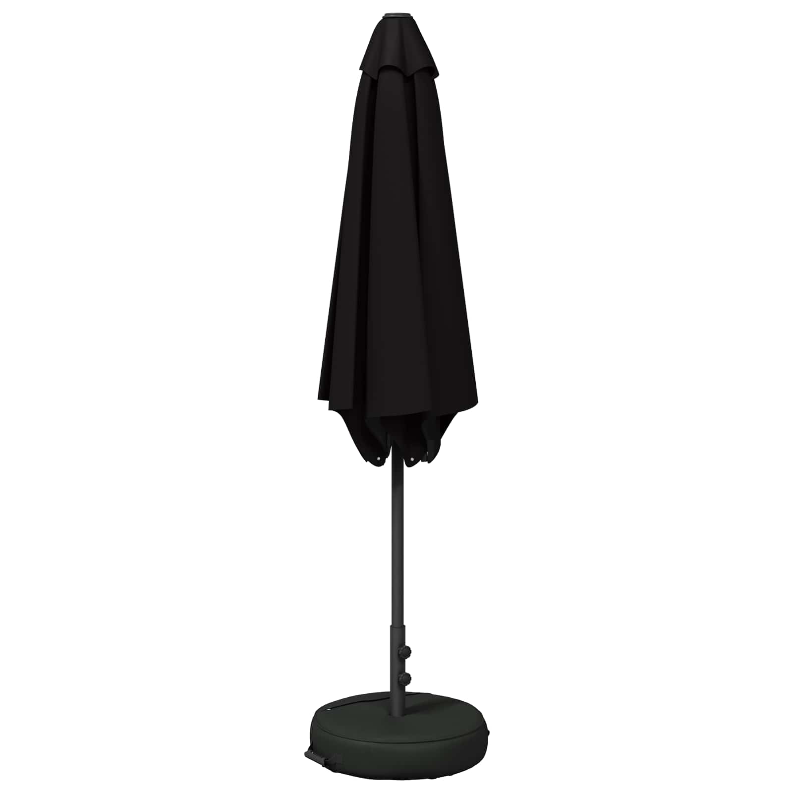 Garten-Sonnenschirm 270 x 270 cm Polyester Rechtwinklig Schwarz