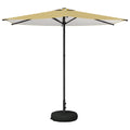 Garten-Sonnenschirm 270 x 270 cm Polyester Rechtwinklig