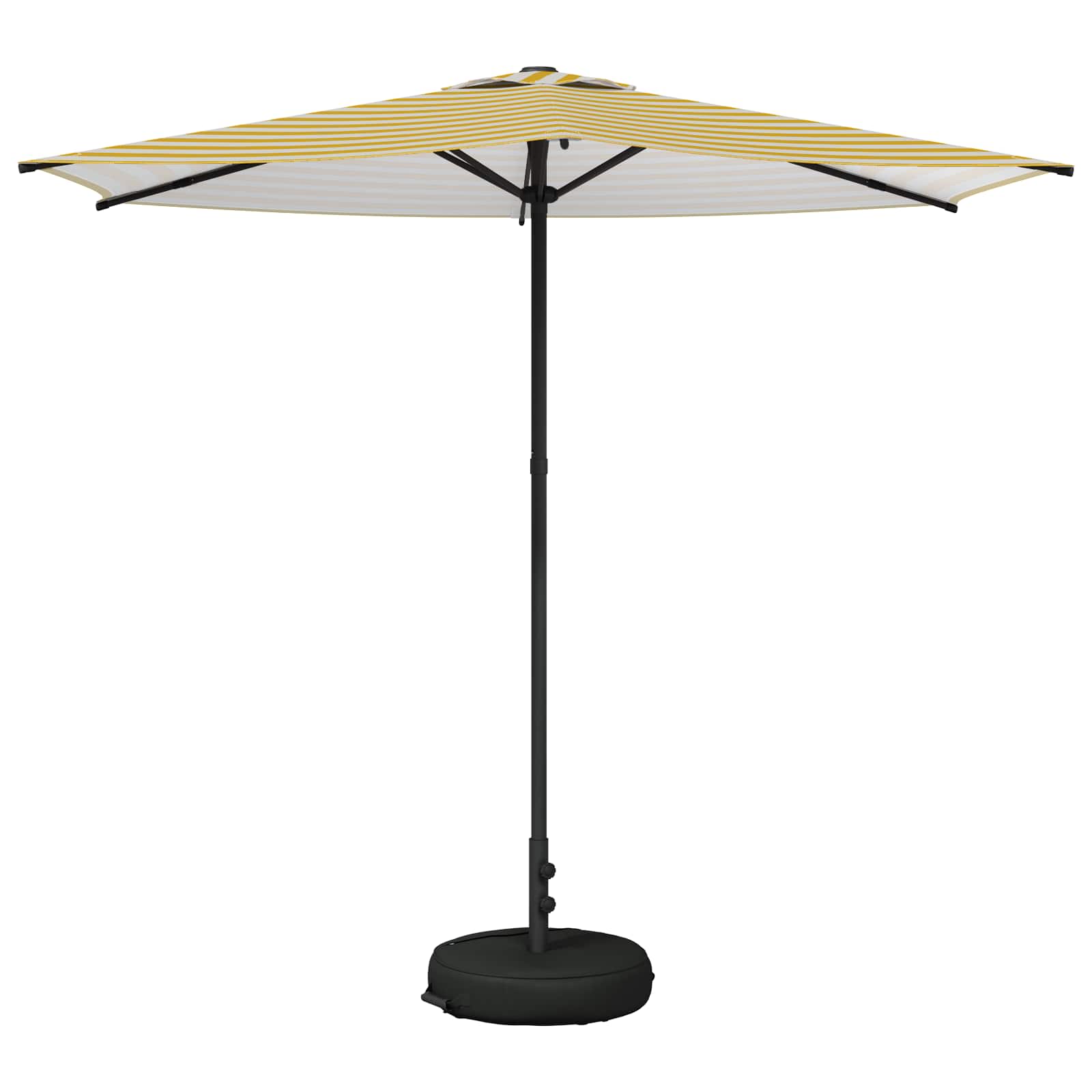 Garten-Sonnenschirm 270 x 270 cm Polyester Rechtwinklig