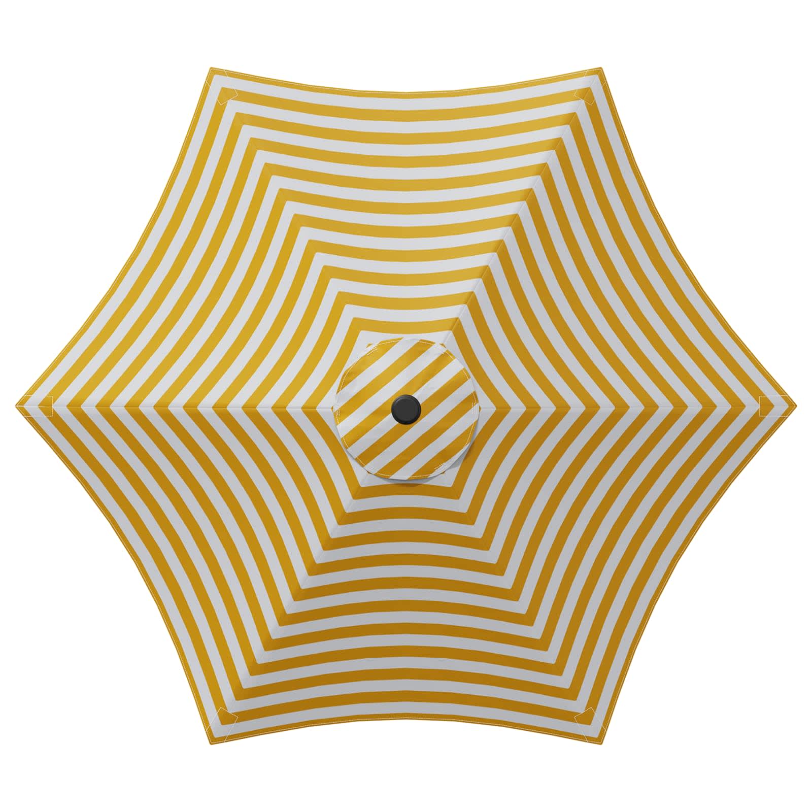 Garten-Sonnenschirm 270 x 270 cm Polyester Rechtwinklig