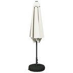 Garten-Sonnenschirm 300 x 300 cm Polyester Rechtwinklig Creme