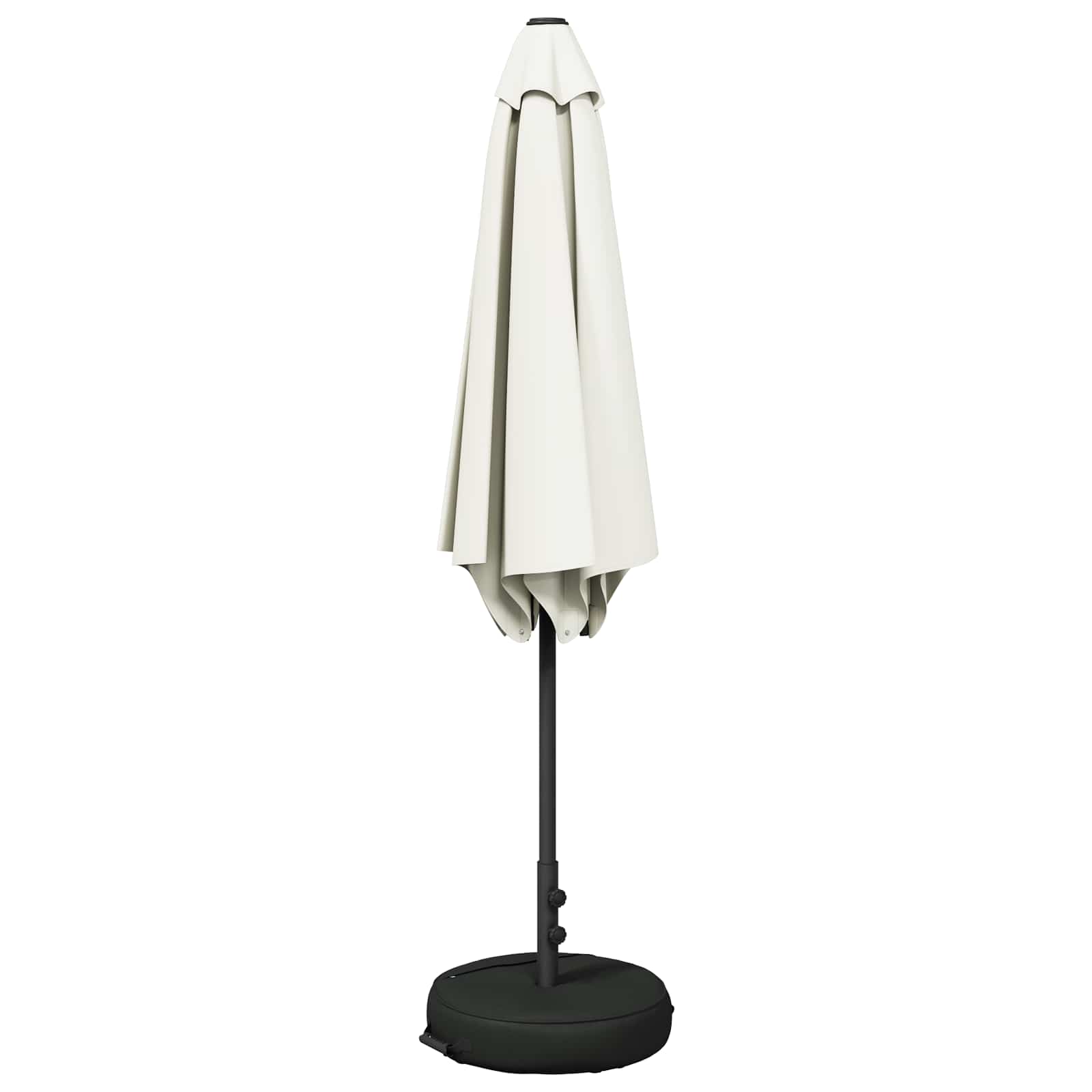 Garten-Sonnenschirm 300 x 300 cm Polyester Rechtwinklig Creme