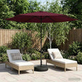 Garten-Sonnenschirm 300 x 300 cm Polyester Rechtwinklig