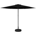 Garten-Sonnenschirm 300 x 300 cm Polyester Rechtwinklig Schwarz
