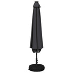 Garten Sonnenschirm mit LED-Lichtern 200 x 300 cm Polyester