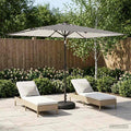 Garten Sonnenschirm mit LED-Lichtern 200 x 300 cm Polyester