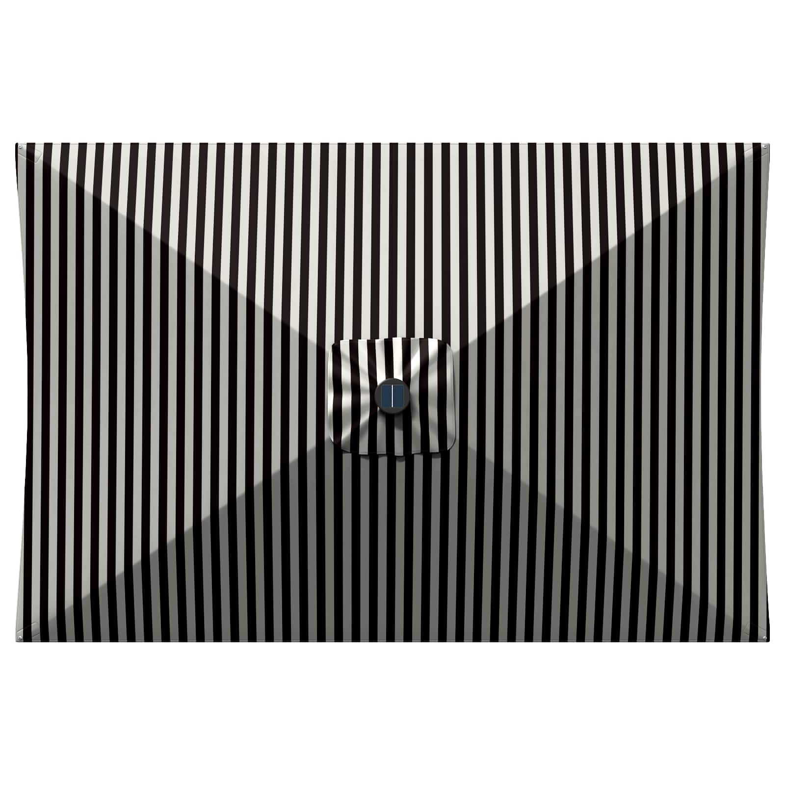 Garten Sonnenschirm mit LED-Lichtern 200 x 300 cm Polyester