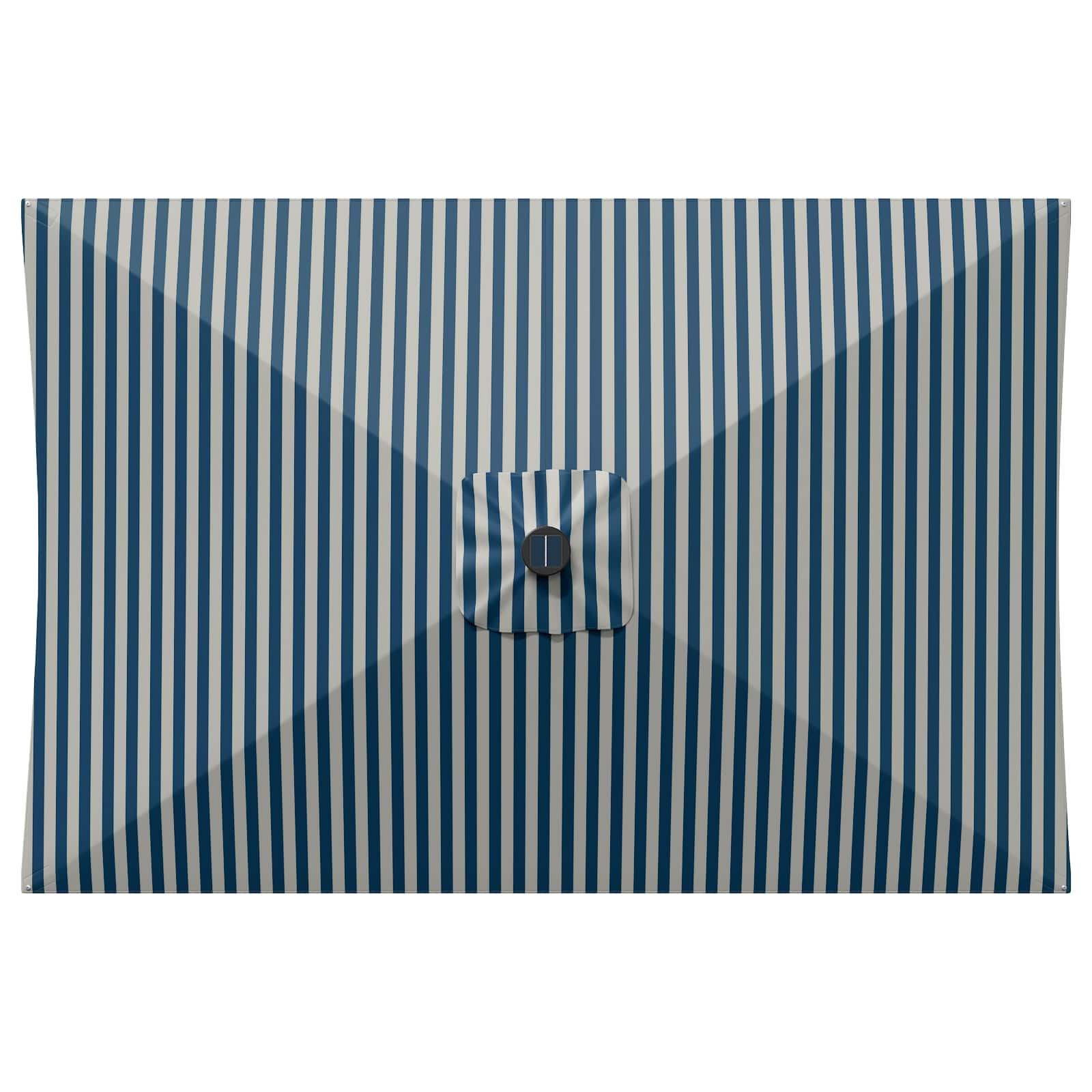 Garten Sonnenschirm mit LED-Lichtern 200 x 300 cm Polyester