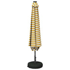 Garten Sonnenschirm mit LED-Lichtern 230 x 230 cm Polyester
