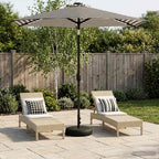 Garten Sonnenschirm mit LED-Lichtern 230 x 230 cm Polyester