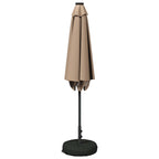 Garten Sonnenschirm mit LED-Lichtern 270 x 270 cm Polyester