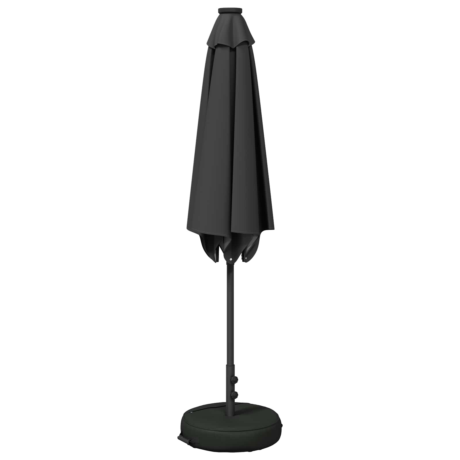 Garten Sonnenschirm mit LED-Lichtern 270 x 270 cm Polyester
