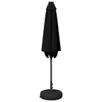 Garten Sonnenschirm mit LED-Lichtern 270 x 270 cm Polyester