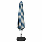 Garten Sonnenschirm mit LED-Lichtern 300 x 300 cm Polyester