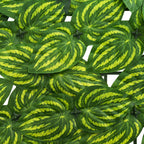 Balkonsichtschutz mit Blättern Grün und Gelb 300 x 150 cm