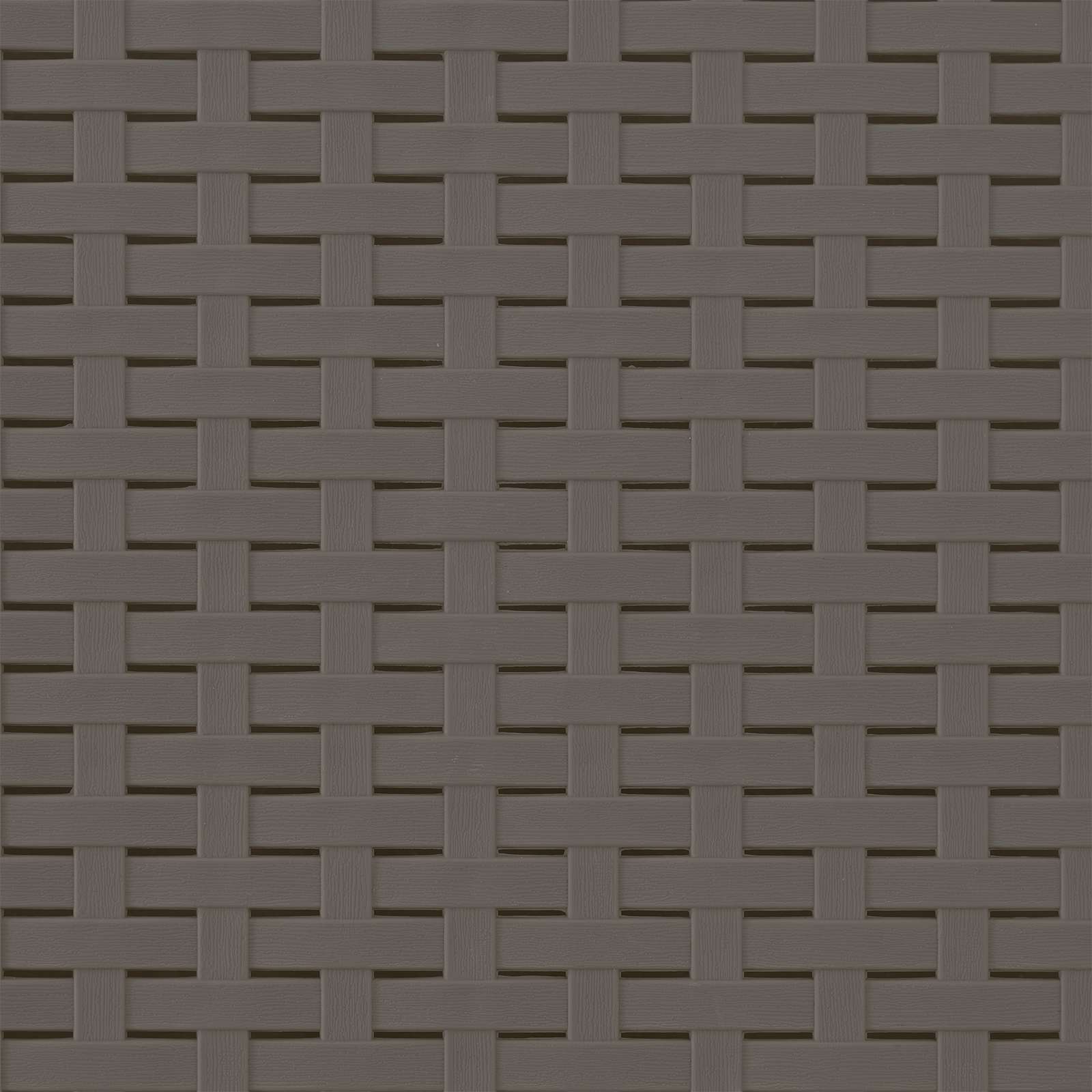 Liegesessel Garten Rattan-Optik Hellgrau und Taupe PP