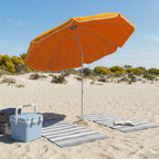 Garten-Sonnenschirm 240 cm 170T Polyester Orange