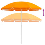 Garten-Sonnenschirm 240 cm 170T Polyester Orange