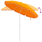 Garten-Sonnenschirm 240 cm 170T Polyester Orange