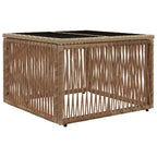 Gartensofa-set 11 pcs Beige Poly-Rattan