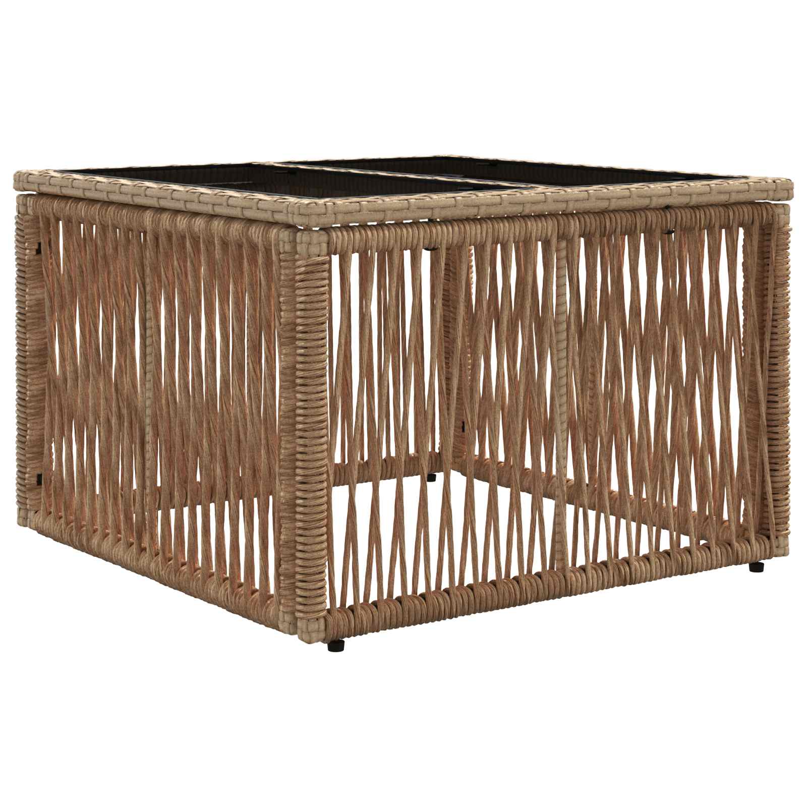 Gartensofa-set 11 pcs Beige Poly-Rattan