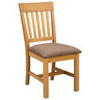 Esszimmerstuhl 2 pcs Massivholz Eiche Grau 45 x 59 x 92 cm