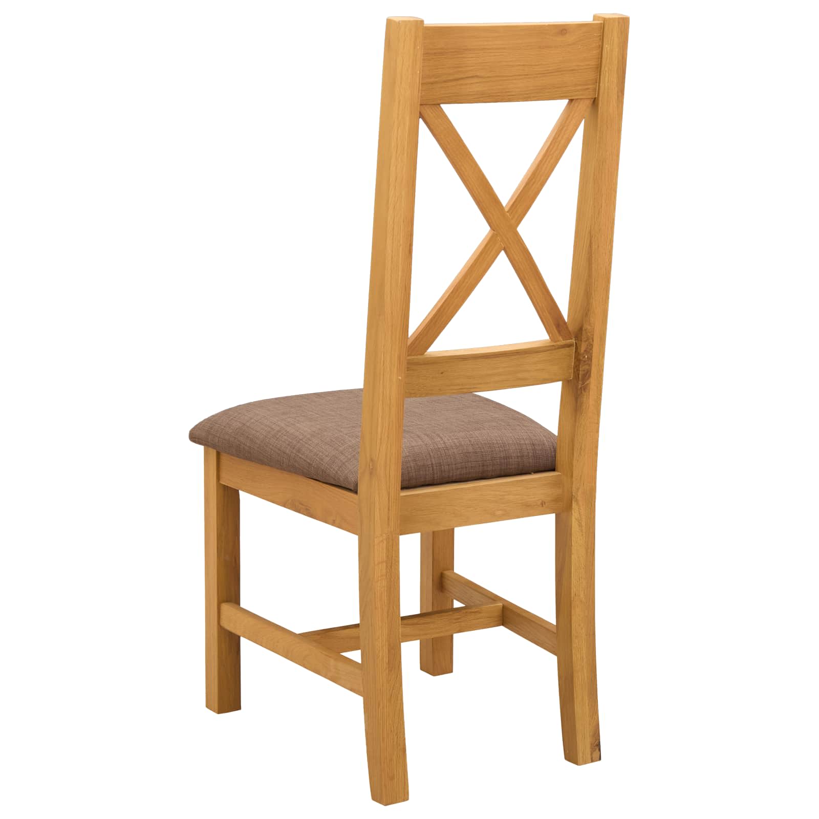 Esszimmerstuhl 2 pcs Massivholz Eiche Grau 45 x 54 x 105 cm
