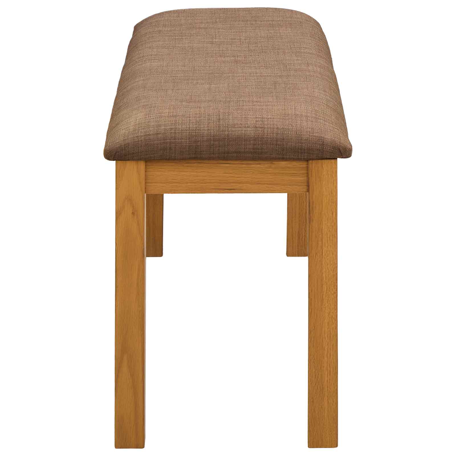 Esstischbank 95 x 32 x 45 cm Massivholz Eiche Grau