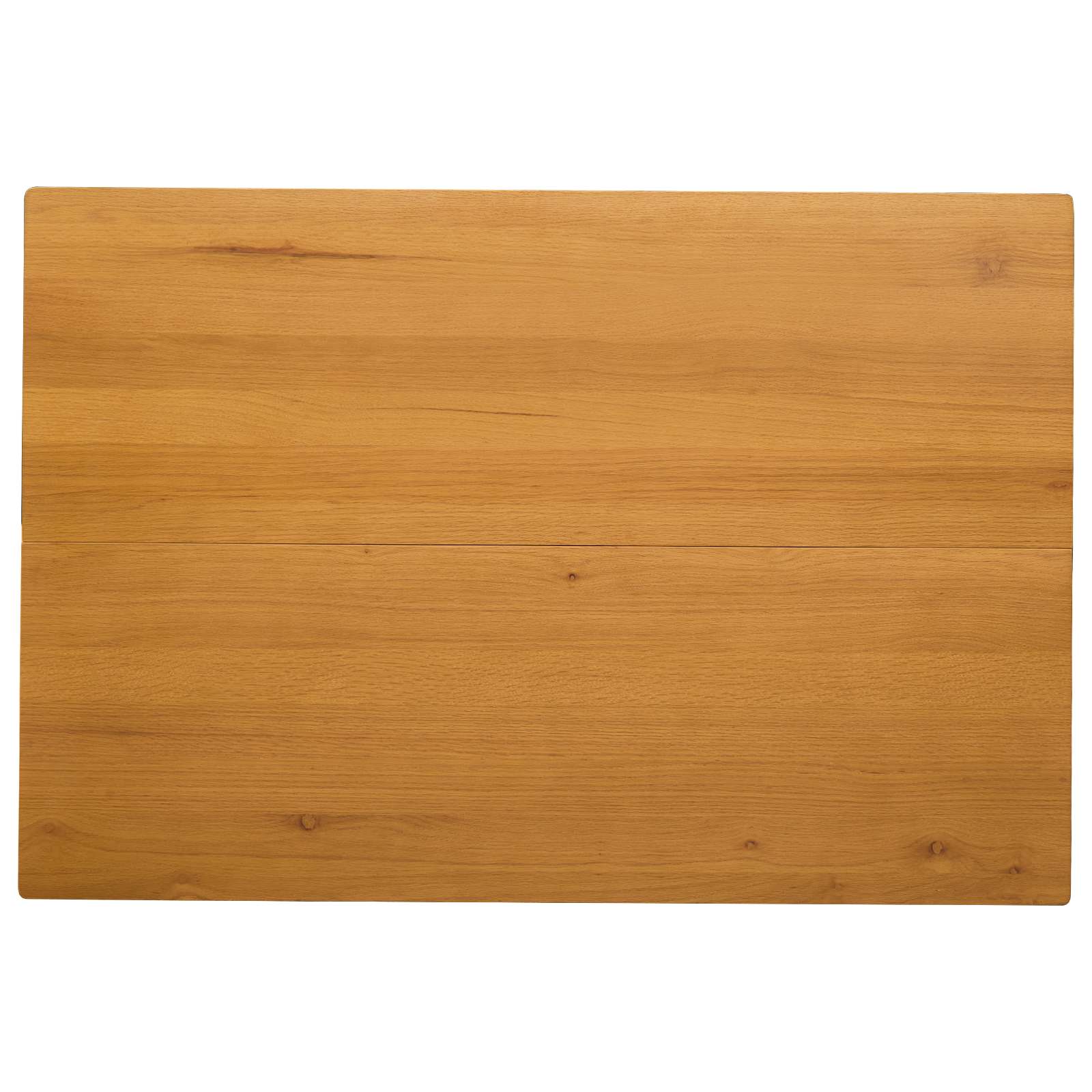 Esstisch 110 x 75 x 75 cm Massivholz Eiche Natur Rechtwinklig