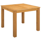 Esstisch 90 x 90 x 75 cm Massivholz Eiche Natur Quadratisch