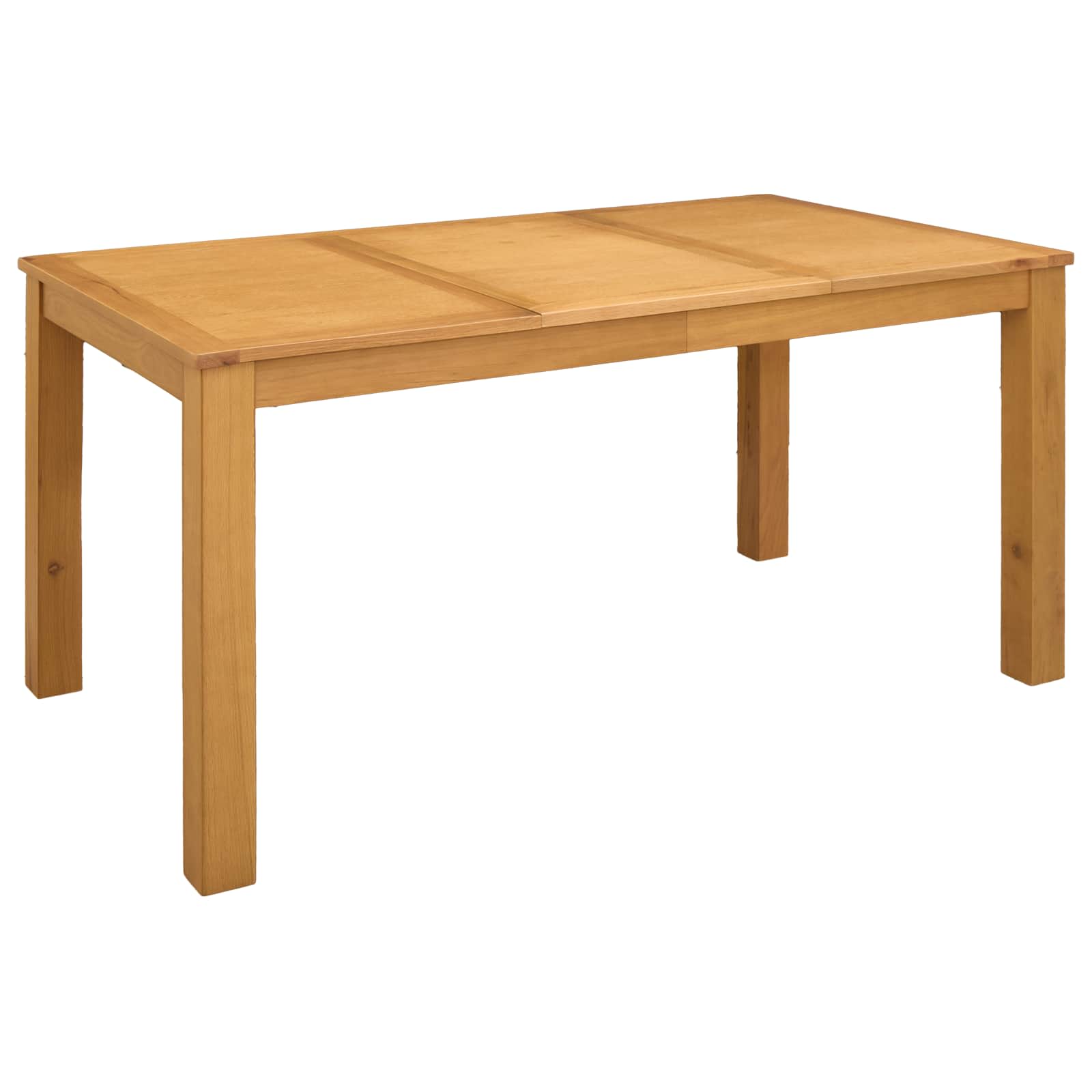 Esstisch 150 x 85 x 75 cm Massivholz Eiche Natur Rechtwinklig