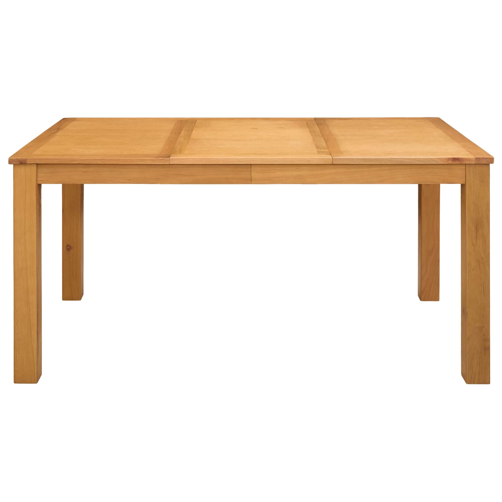 Esstisch 150 x 85 x 75 cm Massivholz Eiche Natur Rechtwinklig